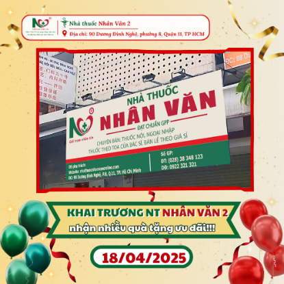 Picture for blog post KHAI TRƯƠNG NHÀ THUỐC NHÂN VĂN 2 - ĐỊA ĐIỂM CHĂM SÓC SỨC KHỎE UY TÍN TẠI QUẬN 11