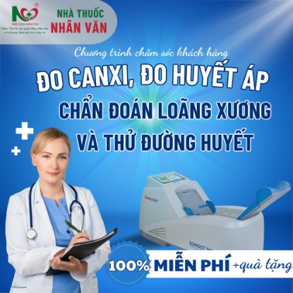 Picture for blog post Đo Đường Huyết, Canxi, Huyết Áp Và Chẩn Đoán Loãng Xương Chỉ 0 Đồng Với Nhà Thuốc Nhân Văn – Nhận Quà Miễn Phí