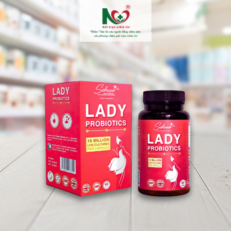 Picture of LADY PROBIOTICS - Viên uống bổ sung lợi khuẩn, hỗ trợ điều trị và phòng ngừa tái phát các triệu chứng viêm nhiễm phụ khoa