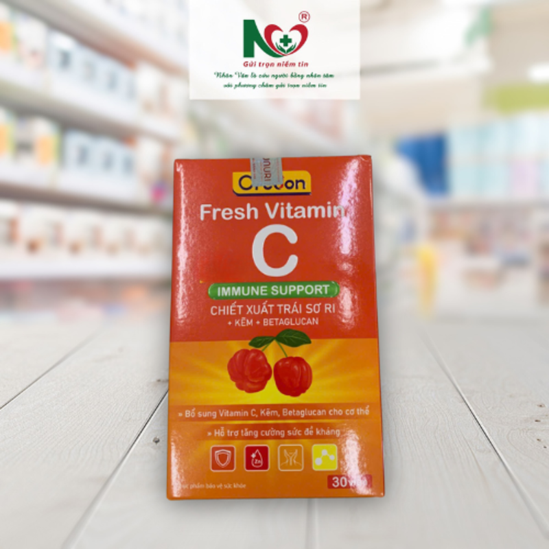Picture of OREDON FRESH VITAMIN C - Bổ sung Vitamin C, Kẽm, Betaglucan cho cơ thể và hỗ trợ tăng cường sức đề kháng