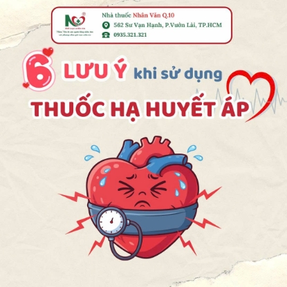 Picture for blog post 6 LƯU Ý QUAN TRỌNG KHI DÙNG THUỐC HẠ HUYẾT ÁP BẠN KHÔNG NÊN BỎ QUA