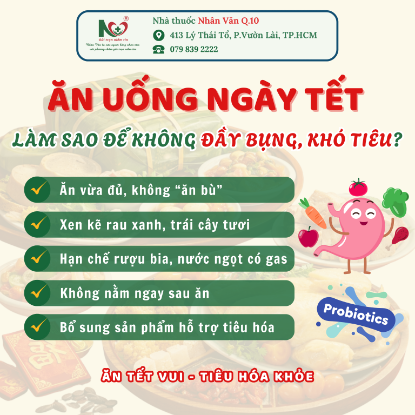 Picture for blog post ĂN UỐNG NGÀY TẾT: LÀM SAO ĐỂ KHÔNG ĐẦY BỤNG, KHÓ TIÊU?