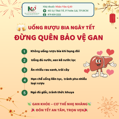 Picture for blog post CÁCH BẢO VỆ GAN KHI UỐNG NHIỀU RƯỢU BIA NGÀY TẾT