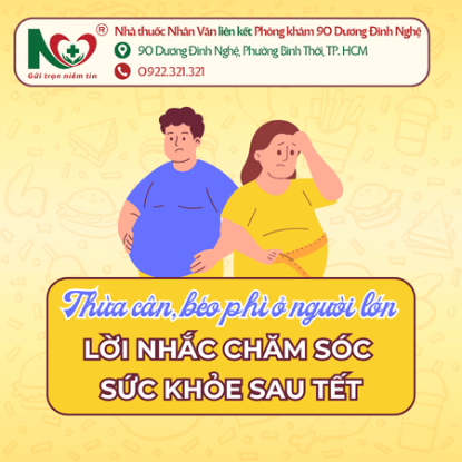 Picture for blog post THỪA CÂN, BÉO PHÌ Ở NGƯỜI LỚN: LỜI NHẮC CHĂM SÓC SỨC KHỎE SAU TẾT