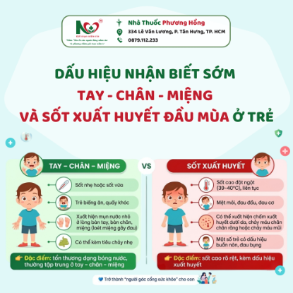 Picture for blog post NHẬN BIẾT SỚM TAY CHÂN MIỆNG VÀ SỐT XUẤT HUYẾT Ở TRẺ 