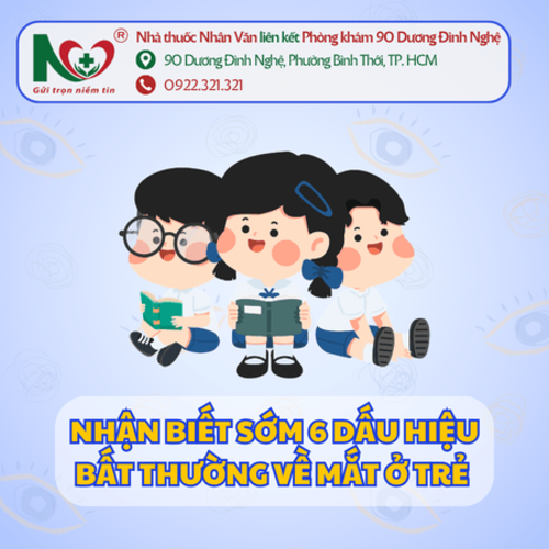 Picture for blog post 👀NHẬN BIẾT SỚM 6 DẤU HIỆU BẤT THƯỜNG VỀ MẮT Ở TRẺ