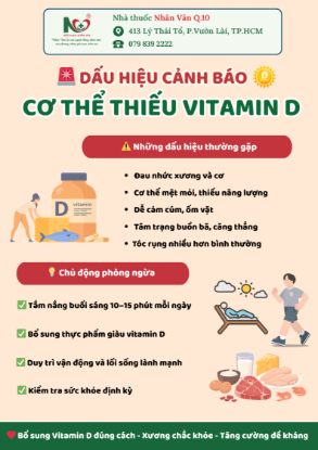Picture for blog post DẤU HIỆU CẢNH BÁO CƠ THỂ THIẾU VITAMIN D