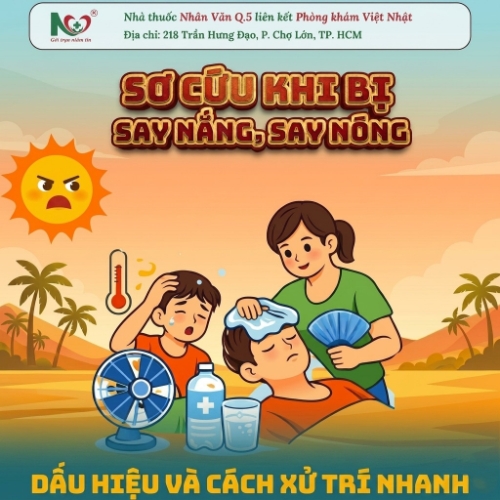 Picture for blog post SƠ CỨU KHI BỊ SAY NẮNG, SAY NÓNG: DẤU HIỆU VÀ XỬ TRÍ NHANH