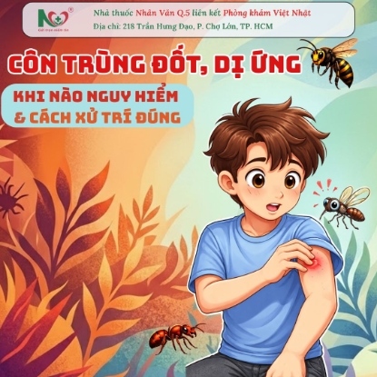 Picture for blog post CÔN TRÙNG ĐỐT & DỊ ỨNG: KHI NÀO NGUY HIỂM VÀ CÁCH XỬ TRÍ ĐÚNG
