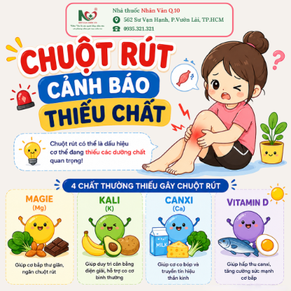 Picture for blog post CHUỘT RÚT THƯỜNG XUYÊN: CƠ THỂ "KÊU CỨU" VÌ THIẾU CHẤT!