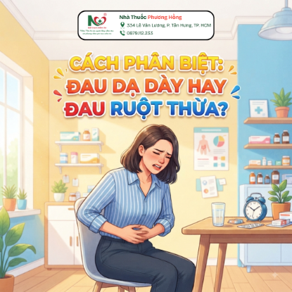 Picture for blog post ĐAU DẠ DÀY HAY ĐAU RUỘT THỪA? CÁCH PHÂN BIỆT ĐỂ KHÔNG ĐI VIỆN MUỘN!