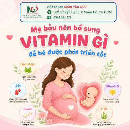 Picture for blog post MẸ BẦU NÊN BỔ SUNG VITAMIN GÌ ĐỂ BÉ ĐƯỢC PHÁT TRIỂN TỐT