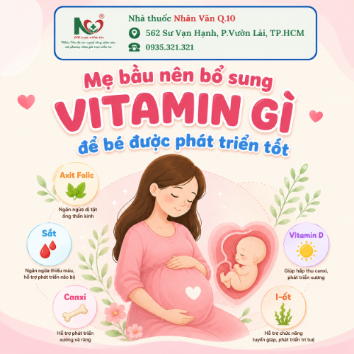 Picture for blog post MẸ BẦU NÊN BỔ SUNG VITAMIN GÌ ĐỂ BÉ ĐƯỢC PHÁT TRIỂN TỐT