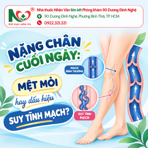 Picture for blog post NẶNG CHÂN, MỎI CHÂN CUỐI NGÀY – ĐỪNG CHỦ QUAN VỚI SUY TĨNH MẠCH!
